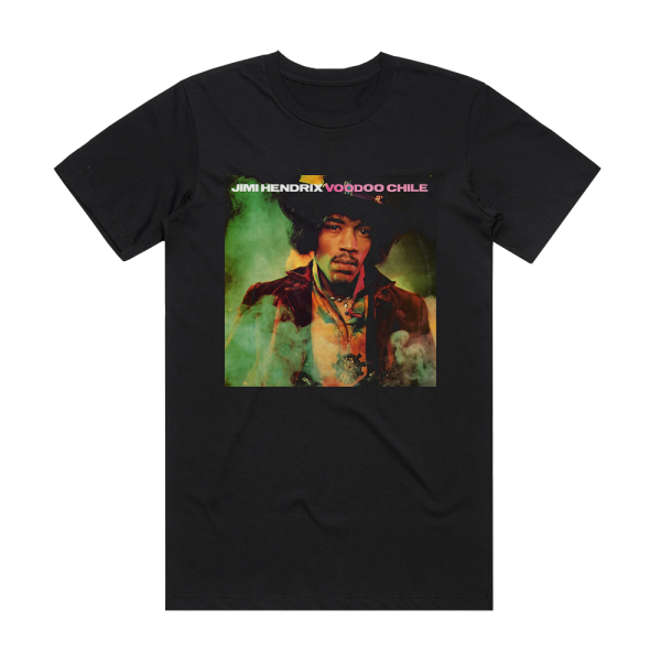 The Jimi Hendrix Experience Voodoo Chile Album Cover T-Shirt Black