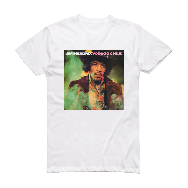 The Jimi Hendrix Experience Voodoo Chile Album Cover T-Shirt White