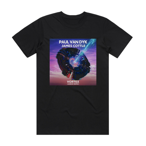 Paul van Dyk Vortex Jardin Remix Album Cover T-Shirt Black