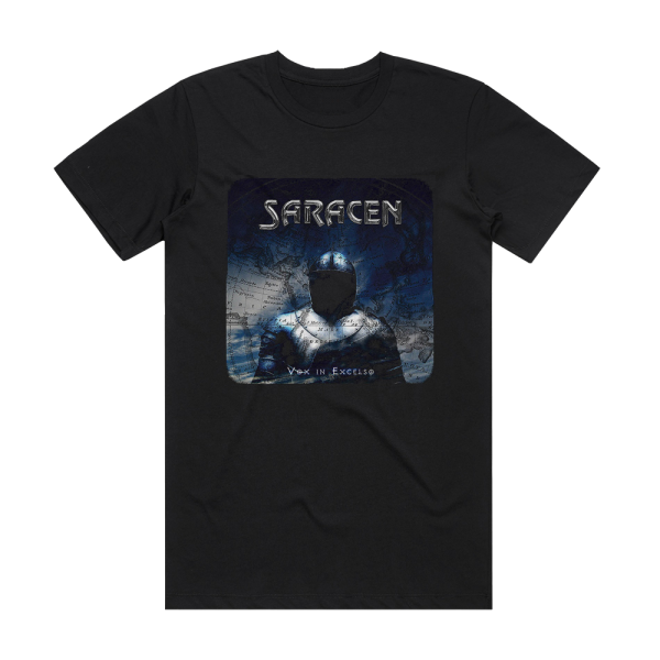 Saracen Vox In Excelso Album Cover T-Shirt Black