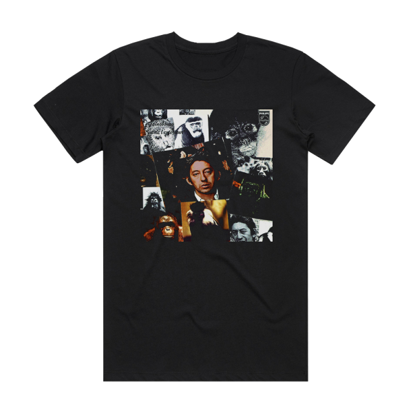 Serge Gainsbourg Vu De Lextrieur Album Cover T-Shirt Black