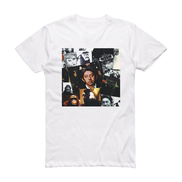 Serge Gainsbourg Vu De Lextrieur Album Cover T-Shirt White