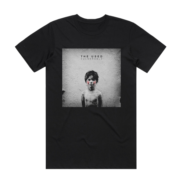 The Used Vulnerable Album Cover T-Shirt Black