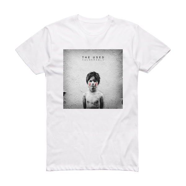The Used Vulnerable Album Cover T-Shirt White