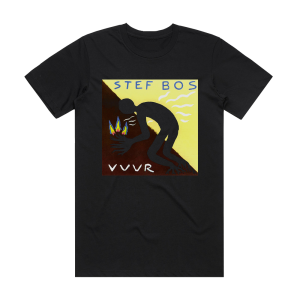 Stef Bos Vuur Album Cover T-Shirt Black