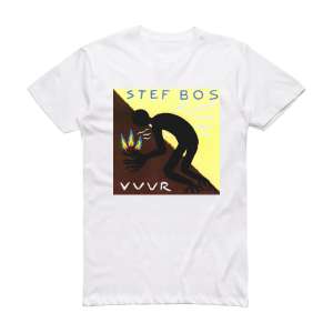 Stef Bos Vuur Album Cover T-Shirt White
