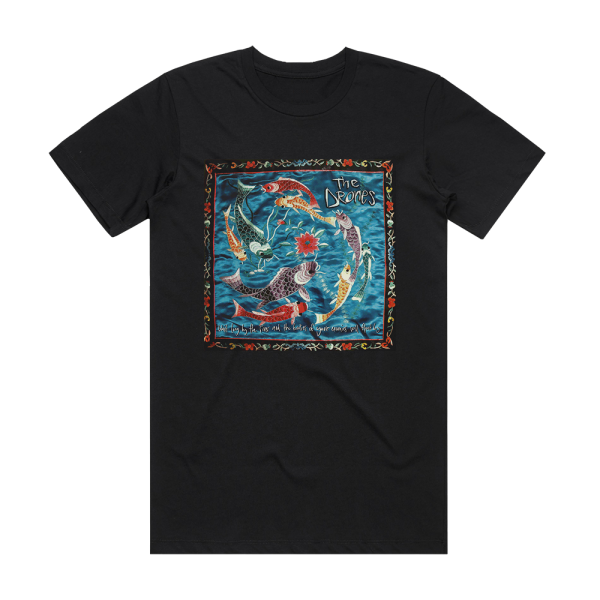 The Drones Wait Long By The River And The Bodies Of Your Enemies Will F Album Cover T-Shirt Black