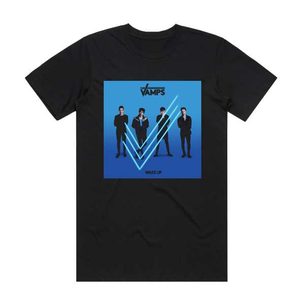 The Vamps Wake Up 1 Album Cover T-Shirt Black