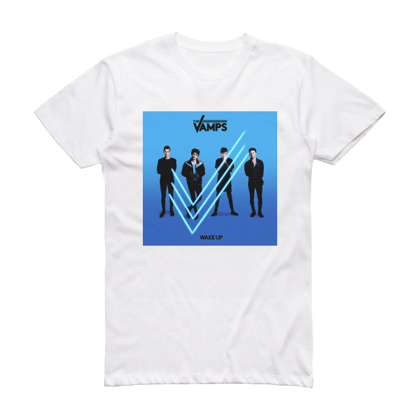 The Vamps Wake Up 1 Album Cover T-Shirt White