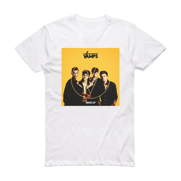 The Vamps Wake Up 3 Album Cover T-Shirt White