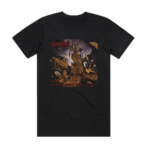 Warbringer Waking Into Nightmares Album Cover T-Shirt Black