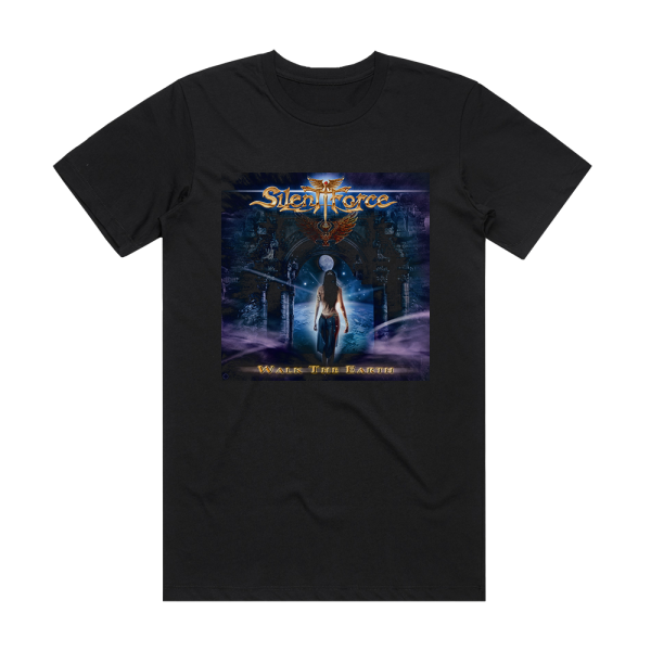Silent Force Walk The Earth Album Cover T-Shirt Black
