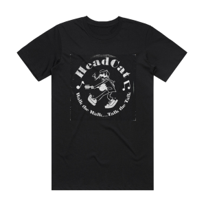 The Head Cat Walk The Walk Talk The Talk Album Cover T-Shirt Black