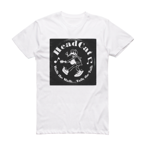 The Head Cat Walk The Walk Talk The Talk Album Cover T-Shirt White