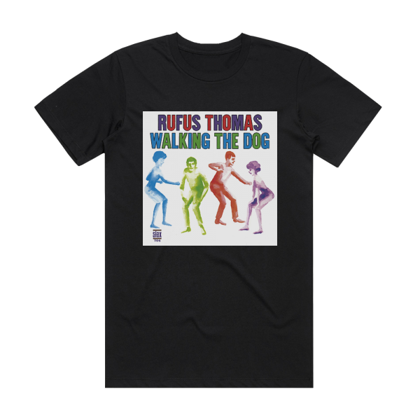 Rufus Thomas Walking The Dog Album Cover T-Shirt Black
