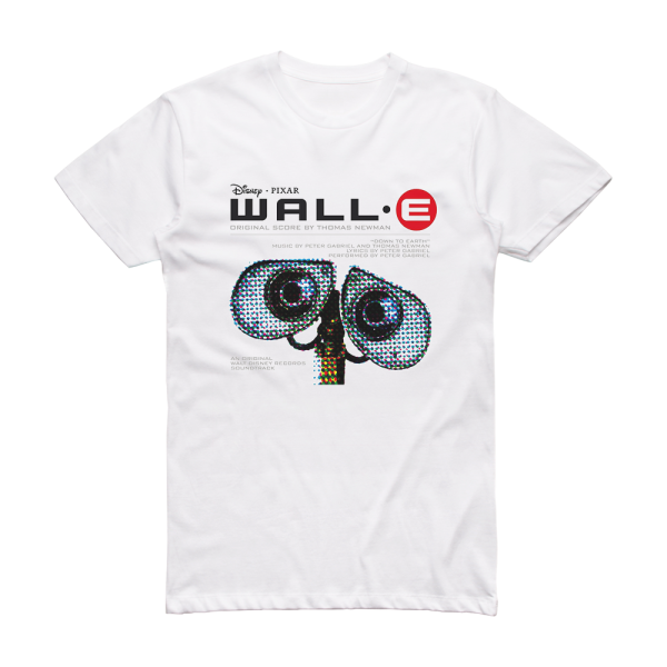 Thomas Newman Walle Album Cover T-Shirt White