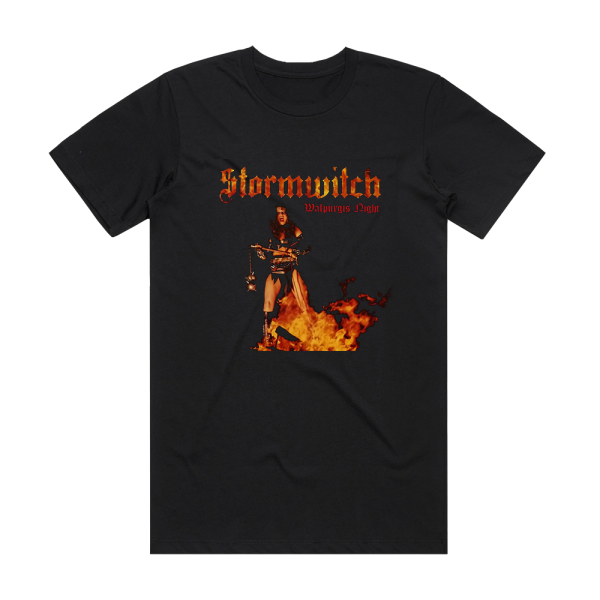 Stormwitch Walpurgis Night Album Cover T-Shirt Black