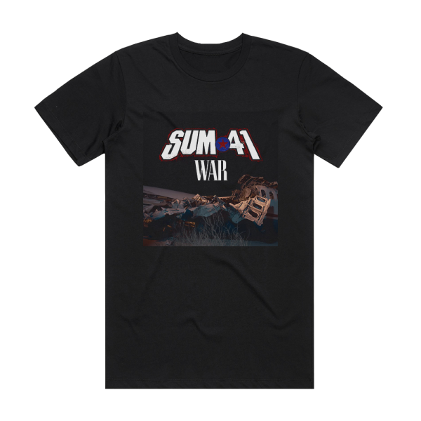 Sum 41 War Album Cover T-Shirt Black