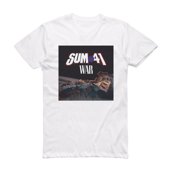 Sum 41 War Album Cover T-Shirt White