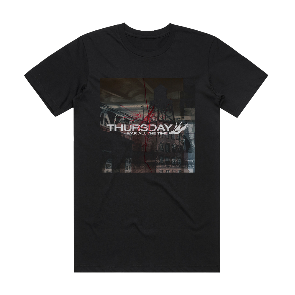 Thursday War All The Time Album Cover T-Shirt Black – ALBUM COVER T-SHIRTS