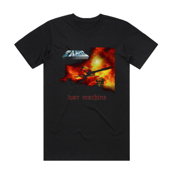 Tank War Machine Album Cover T-Shirt Black