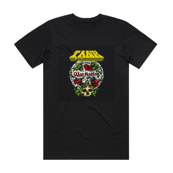 Tank War Nation Album Cover T-Shirt Black