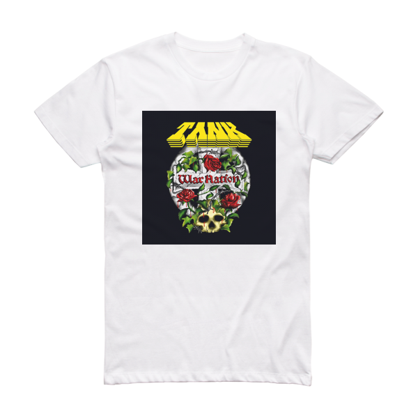 Tank War Nation Album Cover T-Shirt White