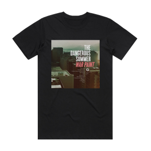 The Dangerous Summer War Paint Album Cover T-Shirt Black