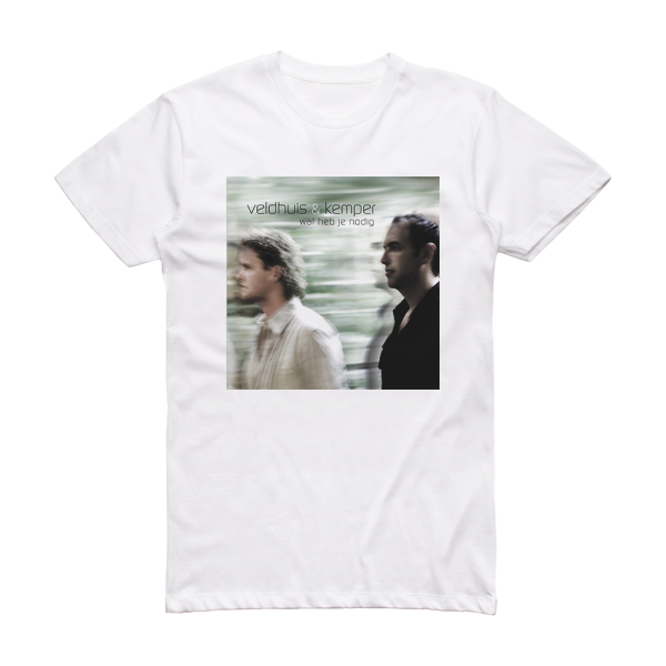 Veldhuis and Kemper Wat Heb Je Nodig Album Cover T-Shirt White