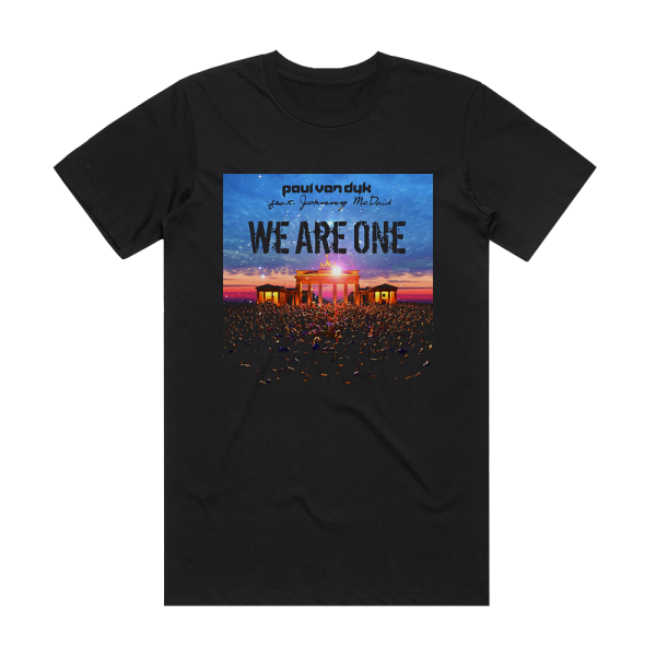 Paul van Dyk We Are One Album Cover T-Shirt Black