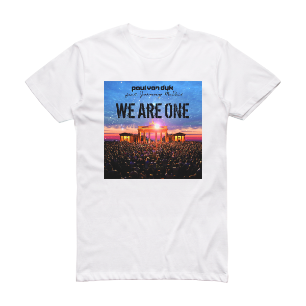 Paul van Dyk We Are One Album Cover T-Shirt White