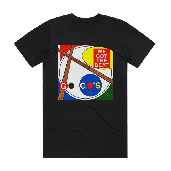 The Go-Gos We Got The Beat Album Cover T-Shirt Black