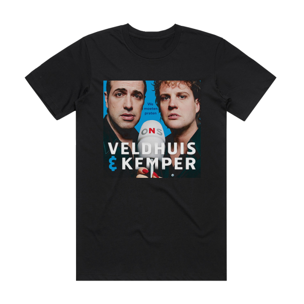 Veldhuis and Kemper We Moeten Praten Album Cover T-Shirt Black