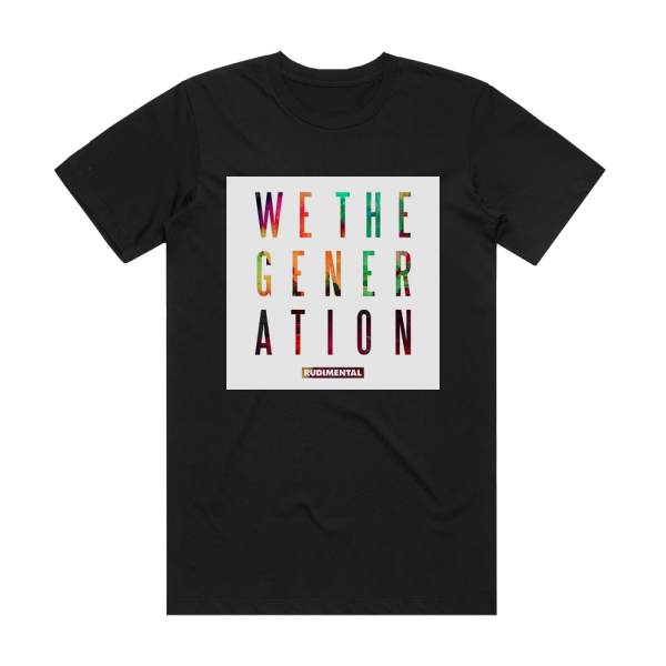 Rudimental We The Generation 2 Album Cover T-Shirt Black