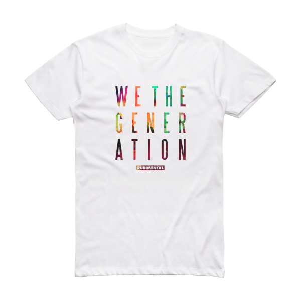 Rudimental We The Generation 2 Album Cover T-Shirt White