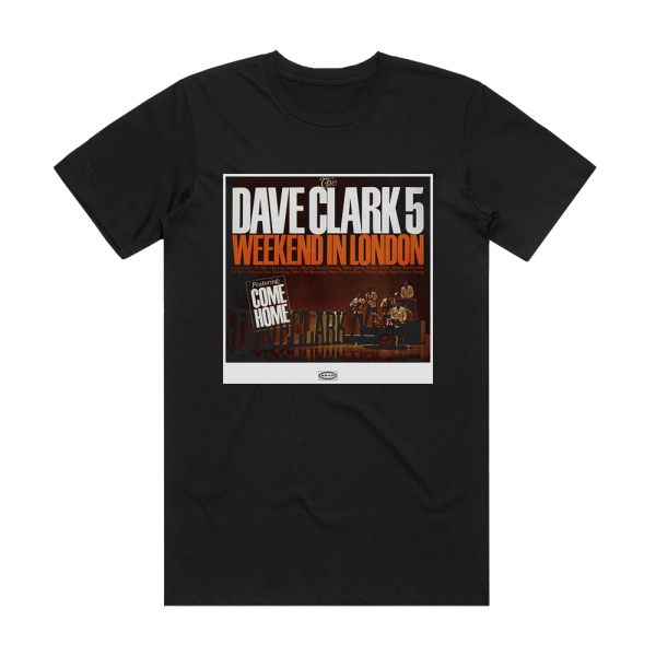 The Dave Clark Five Weekend In London Album Cover T-Shirt Black