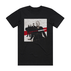 Sunrise Avenue Welcome To My Life Album Cover T-Shirt Black
