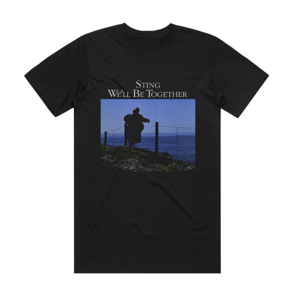 Sting Well Be Together Conversation With A Dog Album Cover T-Shirt Black