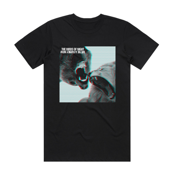 The Birds of Night Were A Family Now Album Cover T-Shirt Black