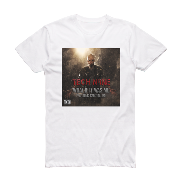 Tech N9ne What If It Was Me Album Cover T-Shirt White