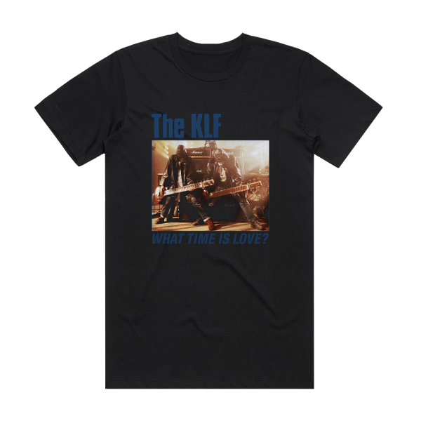 The KLF What Time Is Love 1 Album Cover T-Shirt Black