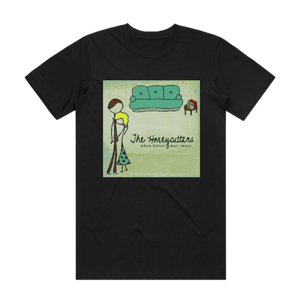 The Honeycutters When Bitter Met Sweet Album Cover T-Shirt Black
