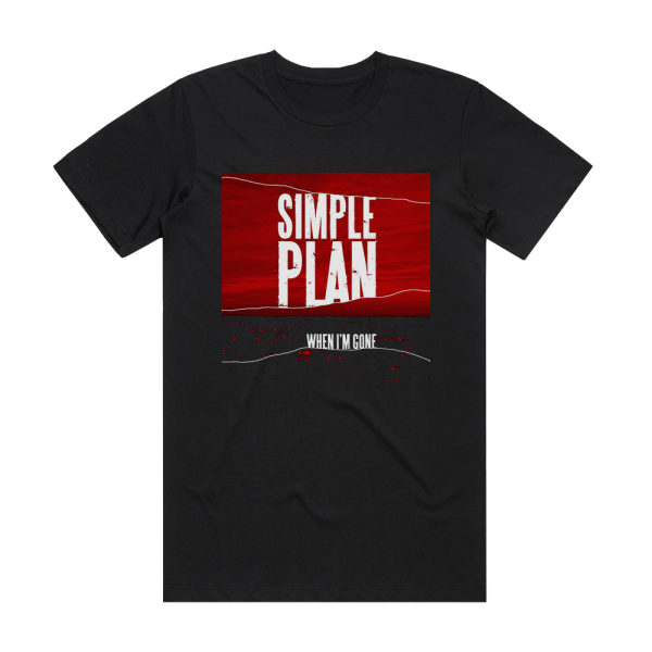 Simple Plan When Im Gone Album Cover T-Shirt Black