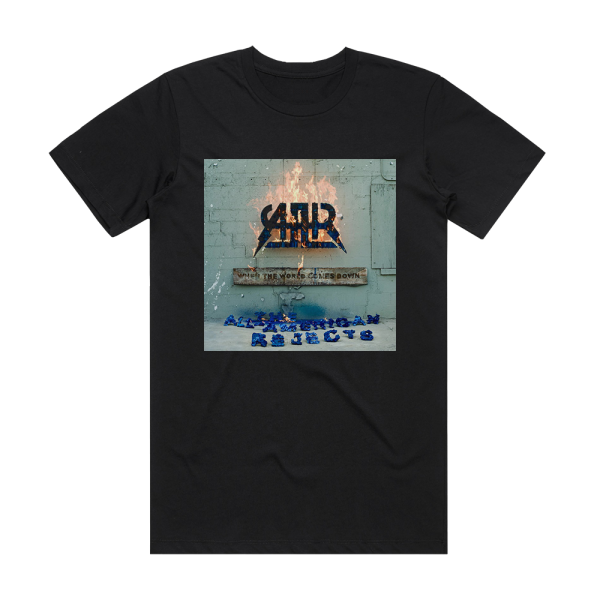 The All-American Rejects When The World Comes Down Album Cover T-Shirt Black