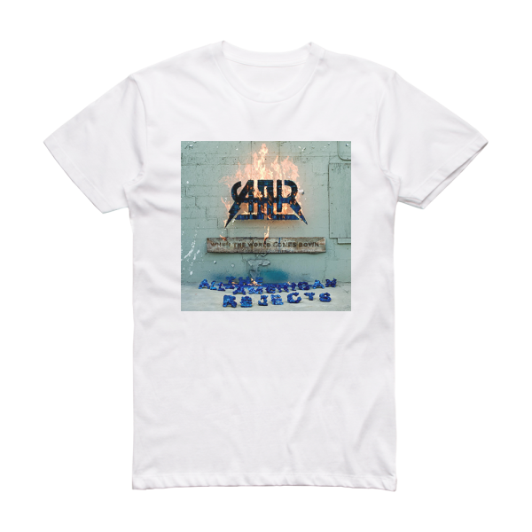 The All-American Rejects When The World Comes Down Album Cover T-Shirt White