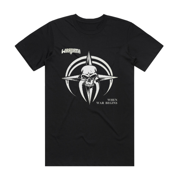 Warpath When War Begins Album Cover T-Shirt Black