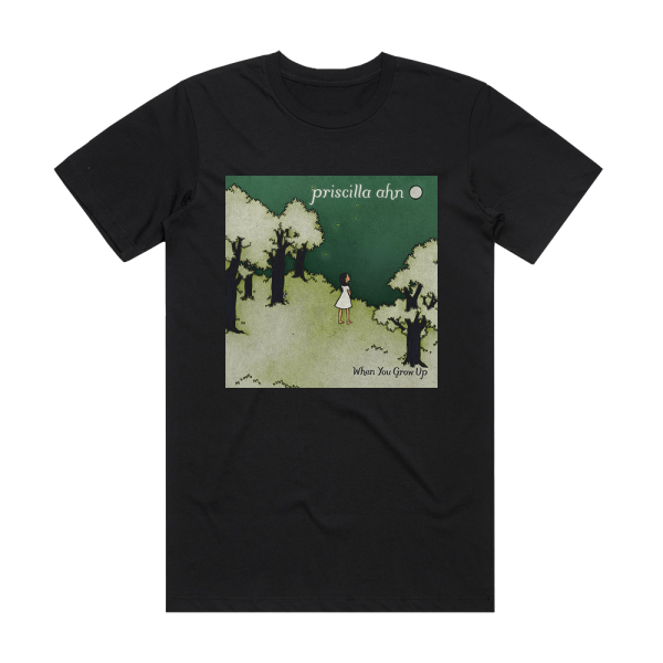 Priscilla Ahn When You Grow Up Album Cover T-Shirt Black