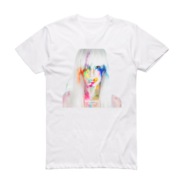 Superfly White Album Cover T-Shirt White