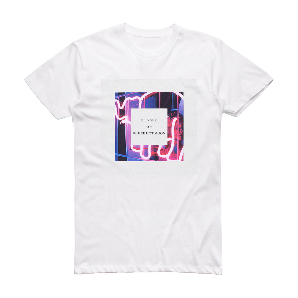 Pity Sex White Hot Moon Album Cover T-Shirt White – ALBUM COVER T-SHIRTS