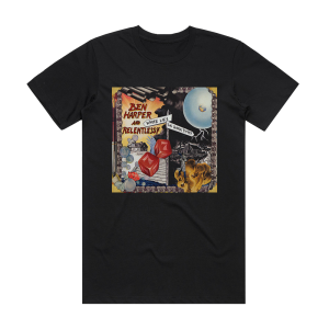 Relentless7 White Lies For Dark Times Album Cover T-Shirt Black